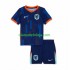 Camisola Países Baixos Criança Equipamento Segundo Euro 2024 Manga Curta